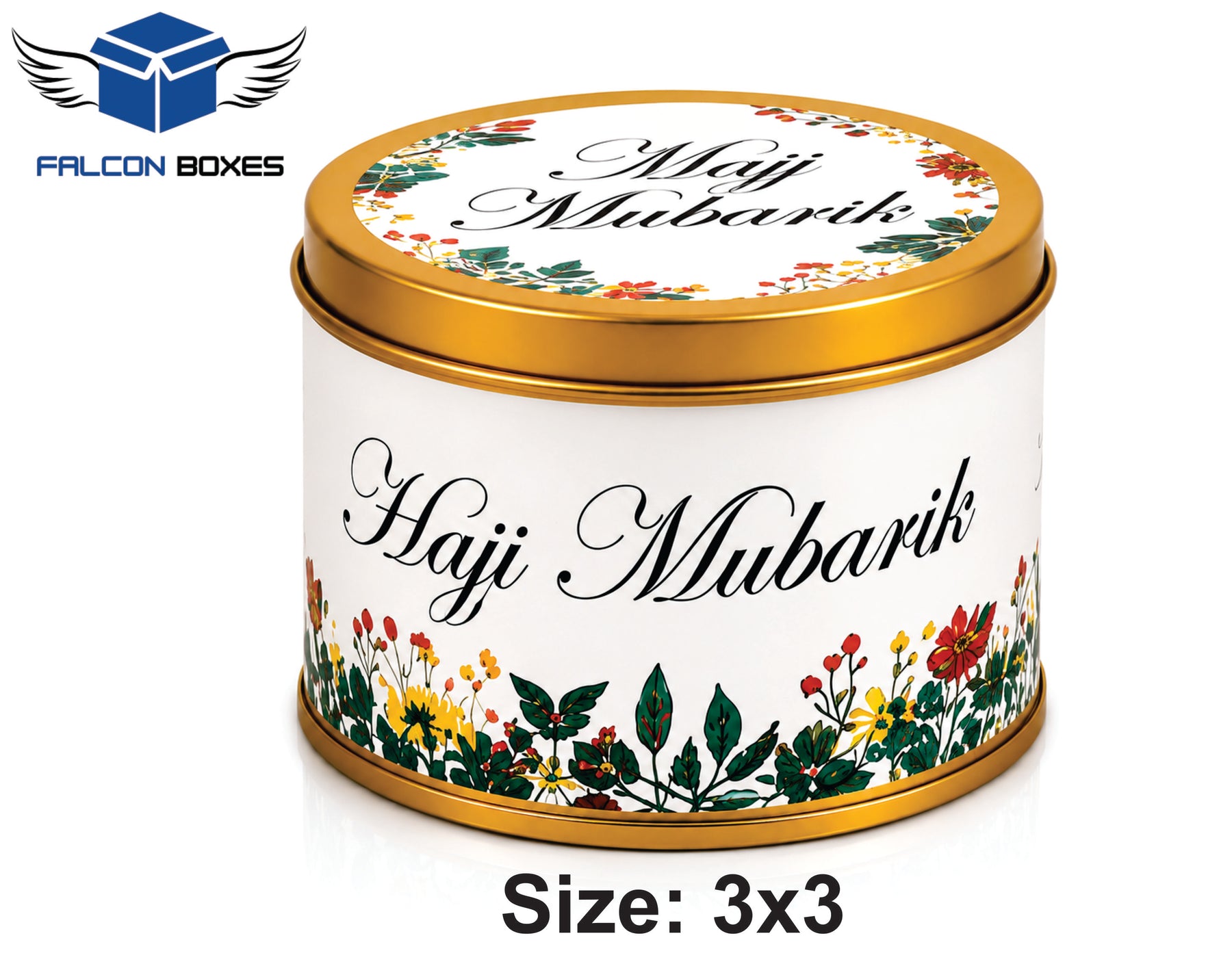 Tin Box B&W – Premium Umrah & Hajj Tabarruk Gift 125G
