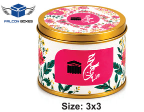 Tin Box B&W – Premium Umrah & Hajj Tabarruk Gift 125G