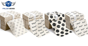 100-PCS Thank You Printed Butter Paper