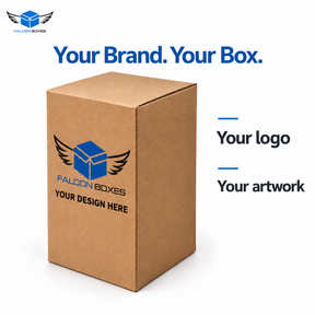 (4.75x4.75x7.5) Kraft Corrugated Box (For 1kg Jar)