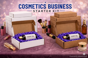 Cosmetics Business Starter Kit -  A complete packaging solution designed for startups