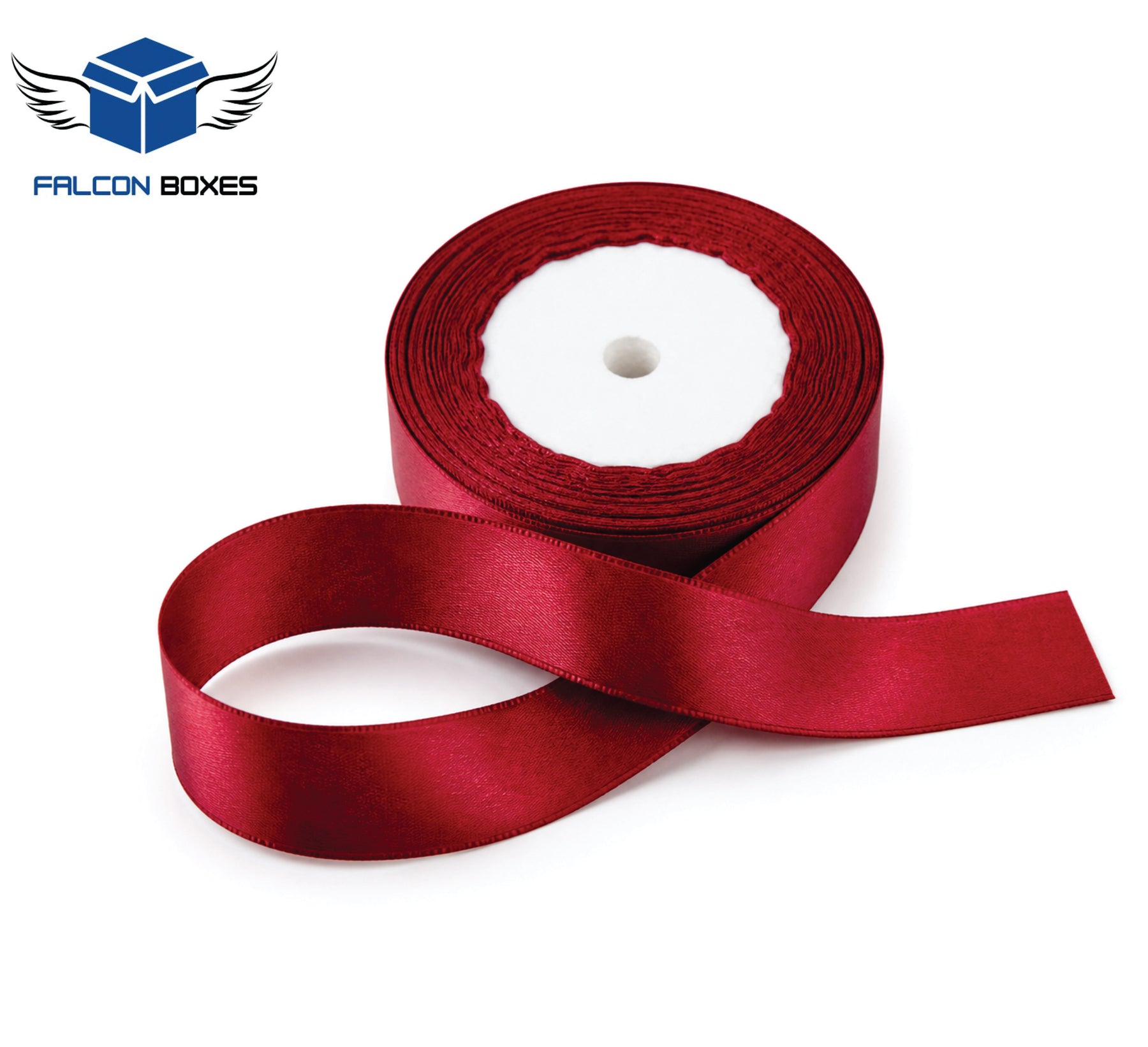 1 Inch Satin Ribbon Roll - 18 Yards for Gift Packaging
