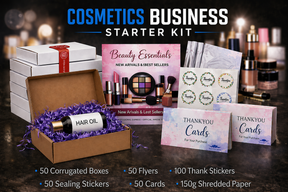 Cosmetics Business Starter Kit -  A complete packaging solution designed for startups