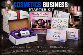 Cosmetics Business Starter Kit -  A complete packaging solution designed for startups