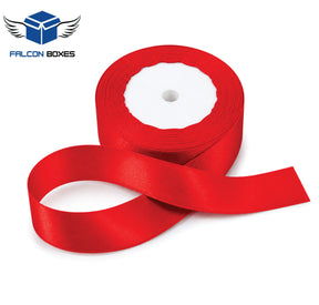 1 Inch Satin Ribbon Roll - 18 Yards for Gift Packaging