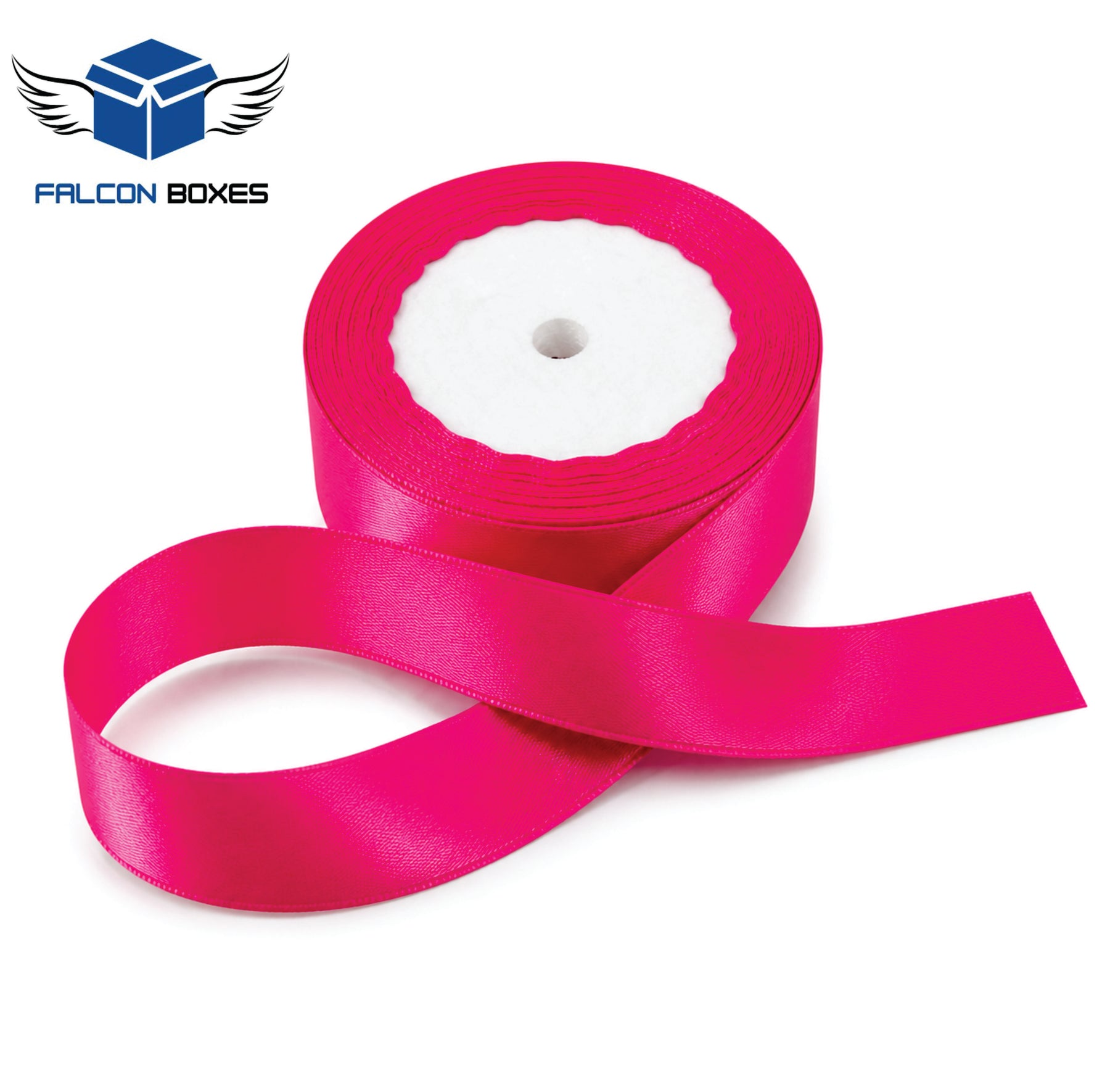 1 Inch Satin Ribbon Roll - 18 Yards for Gift Packaging