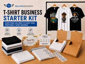 T-Shirt Business Starter Kit – Complete Packaging Bundle for T-Shirt Brands