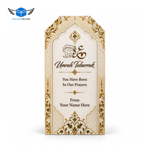 Luxury Golden Set (with small Tin Box 125g) - Umrah / Hajj Tabarruk Packaging