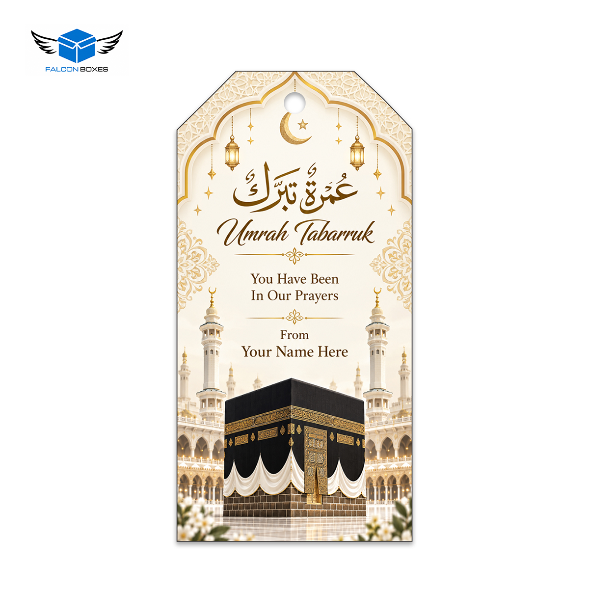 Islamic Favor Set (with Tin Jar 250g) - Umrah Tabarruk Packaging