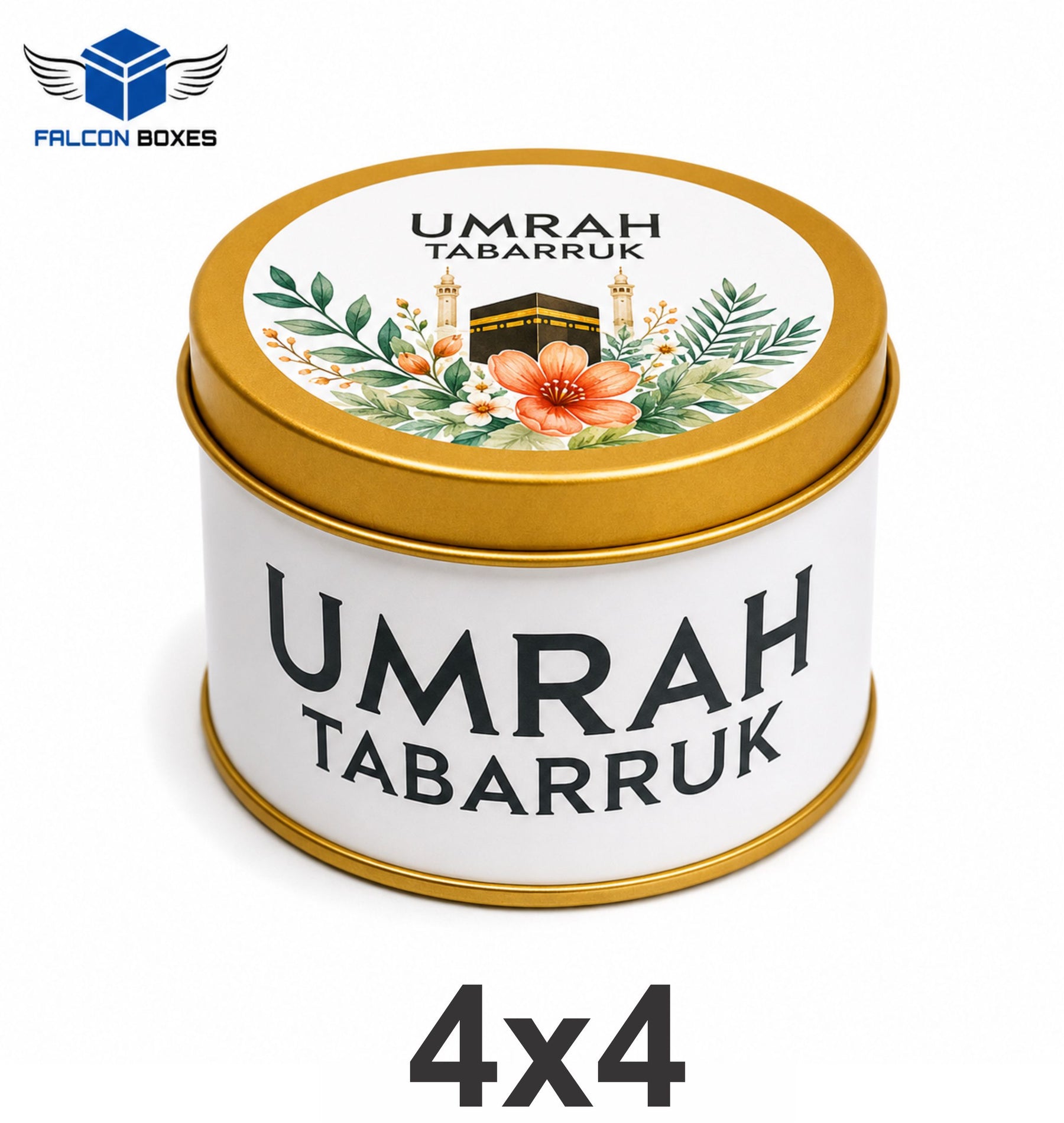 Tin Box B&W – Premium Umrah & Hajj Tabarruk Gift 250G