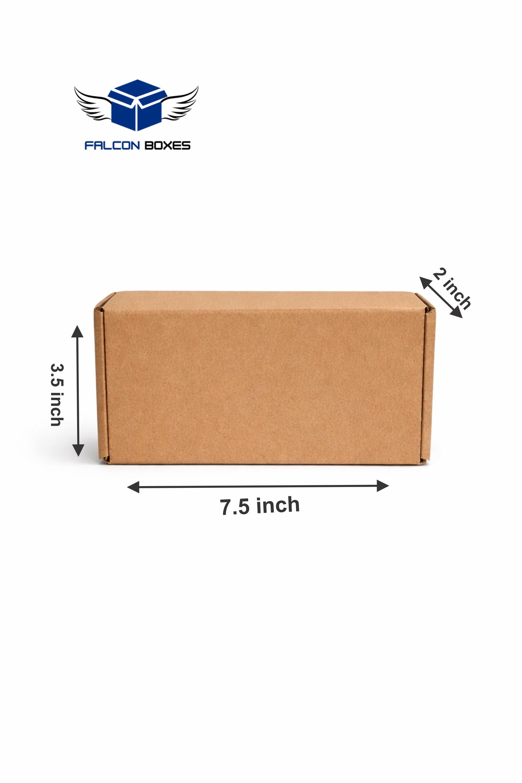 (7.5x3.5x2) Premium Corrugated Cosmetic Packaging Box