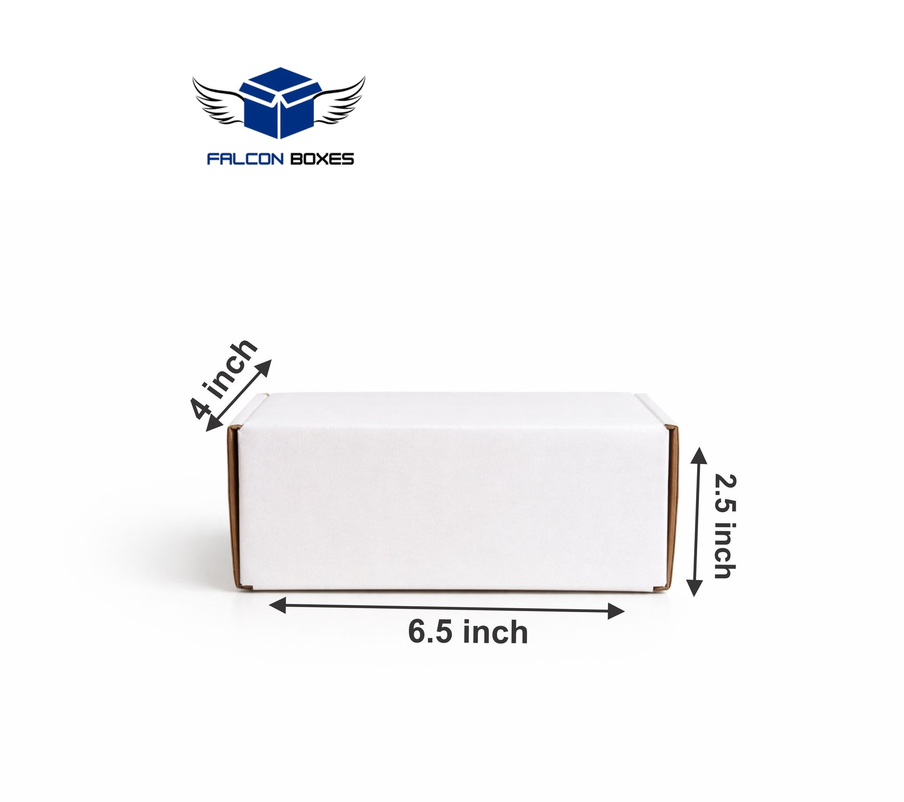 (6.5x4x2.5) White QuickPack Mailer Box