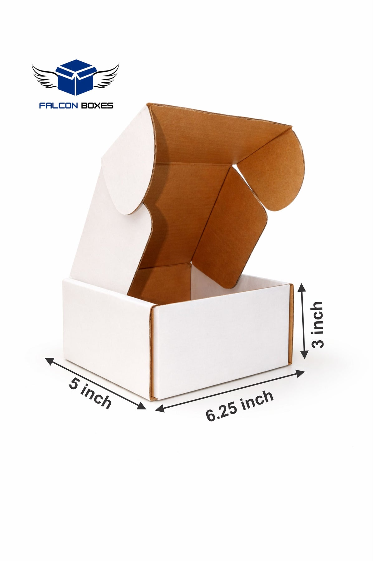 (6.25x5x3) White Mini Mover Ecommerce Box