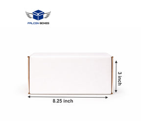 (8.25x5x3) White Pro Pack E-Commerce Box