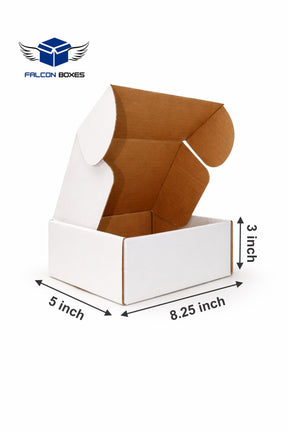 (8.25x5x3) White Pro Pack E-Commerce Box
