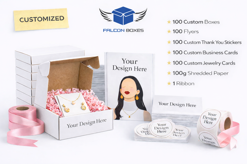 Jewellery Business Packaging Starter Kit Pakistan – Falcon Boxes