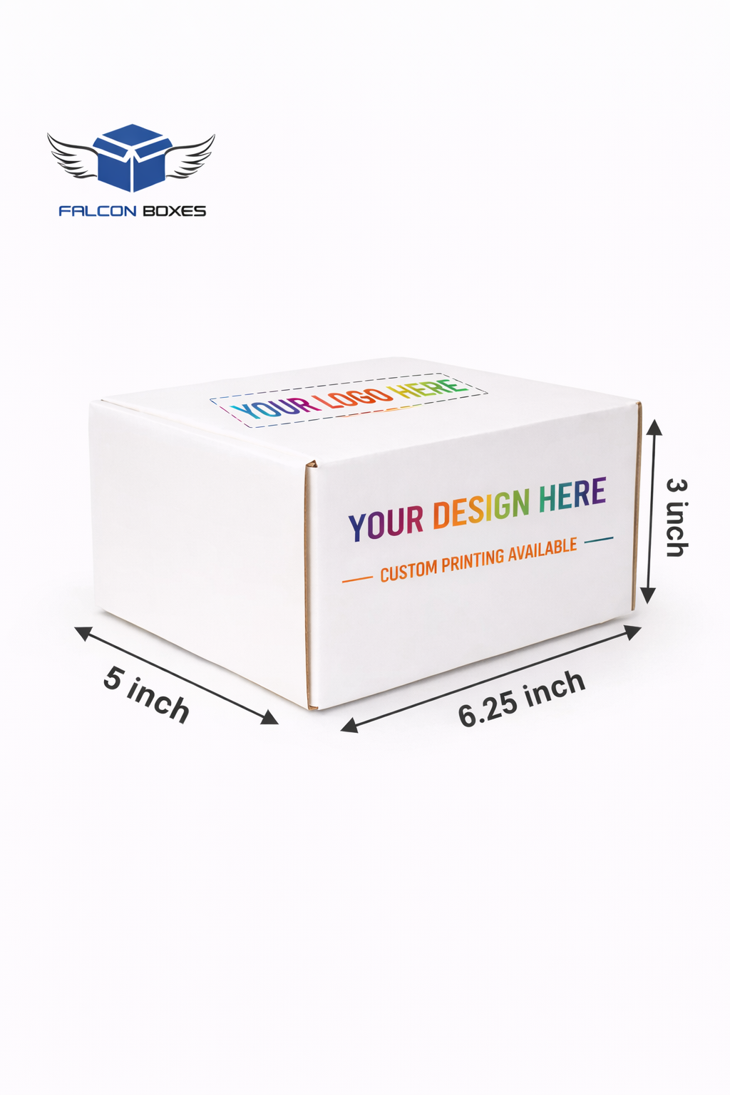 (6.25x5x3) White Mini Mover Ecommerce Box