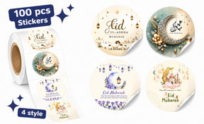 100-PCS Eid ul Adha Thank You Stickers