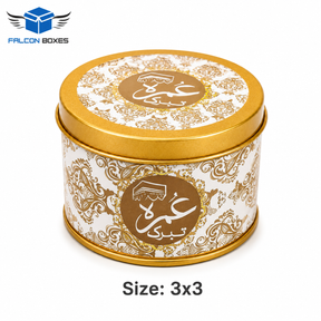 Tin Box B&W – Premium Umrah & Hajj Tabarruk Gift 125G