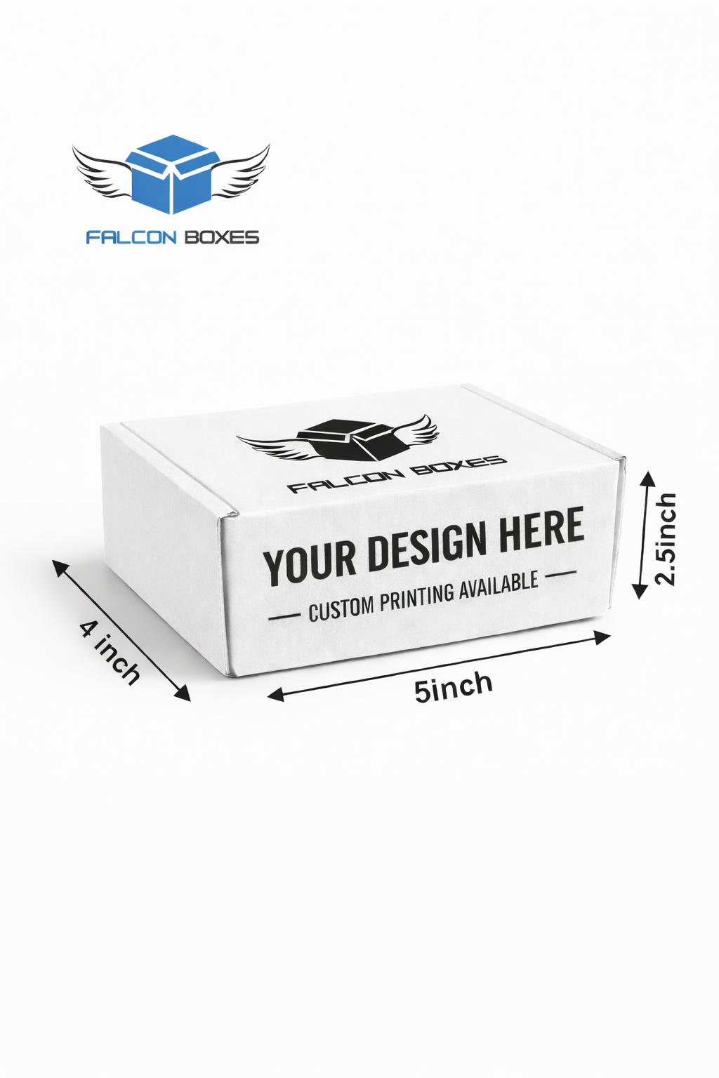 (5x4x2.5) White SwiftPack E-Commerce Box