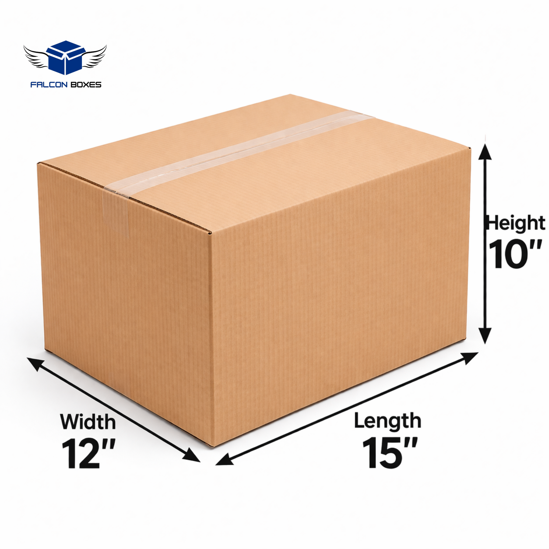 (15x12x10)Multipurpose Storage Carton– Strong & Reliable Packaging Solution (5 PLY)