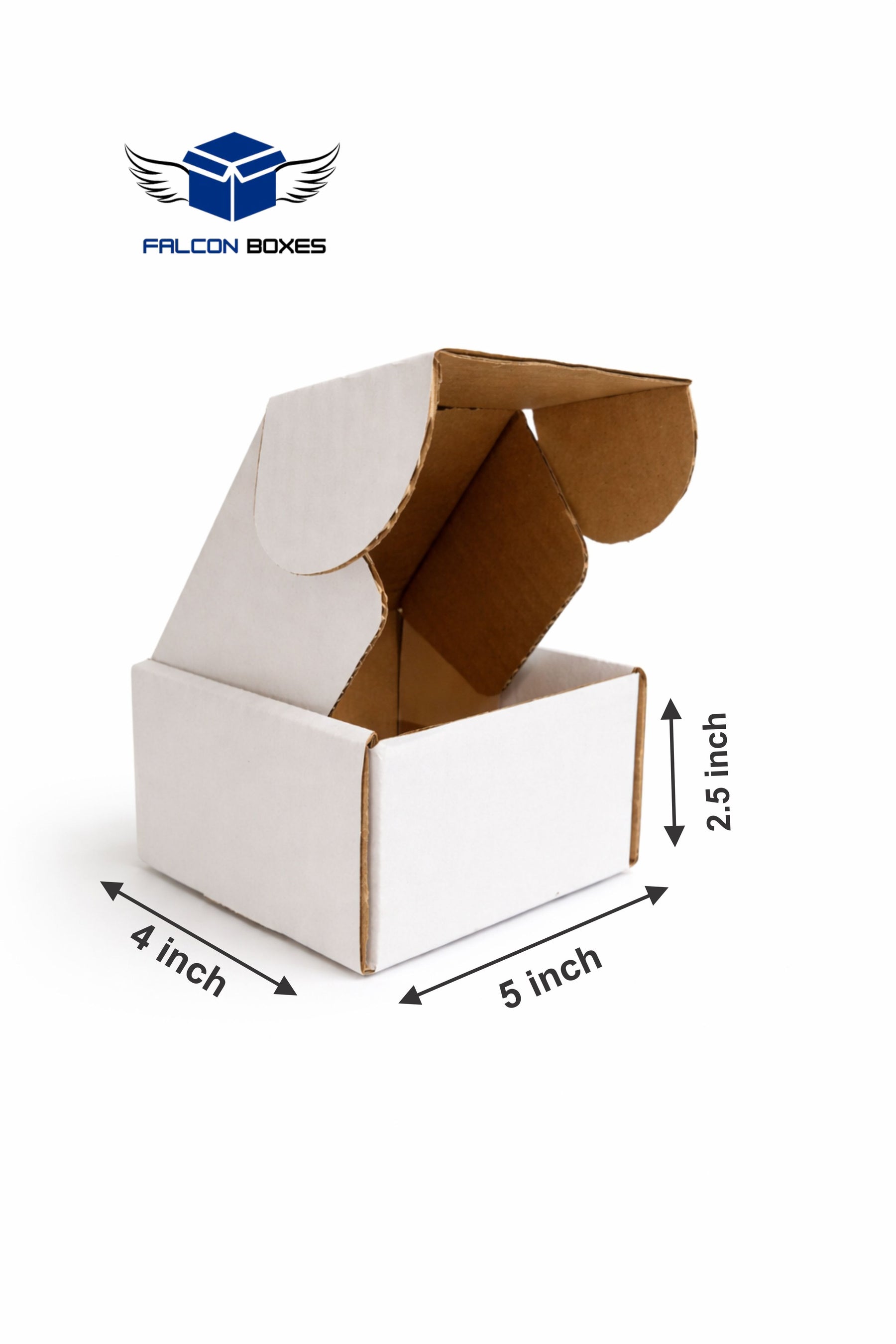 (5x4x2.5) White SwiftPack E-Commerce Box