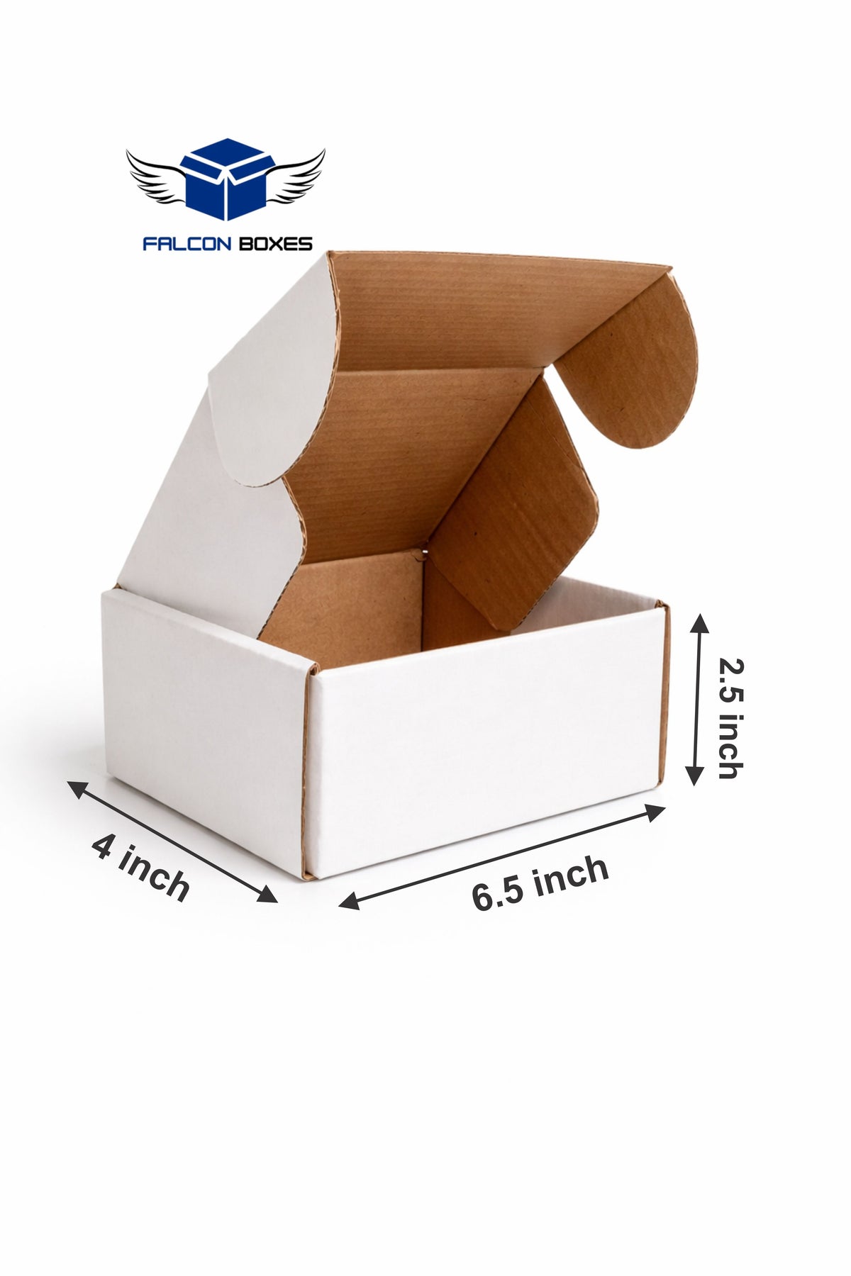 (6.5x4x2.5) White QuickPack Mailer Box